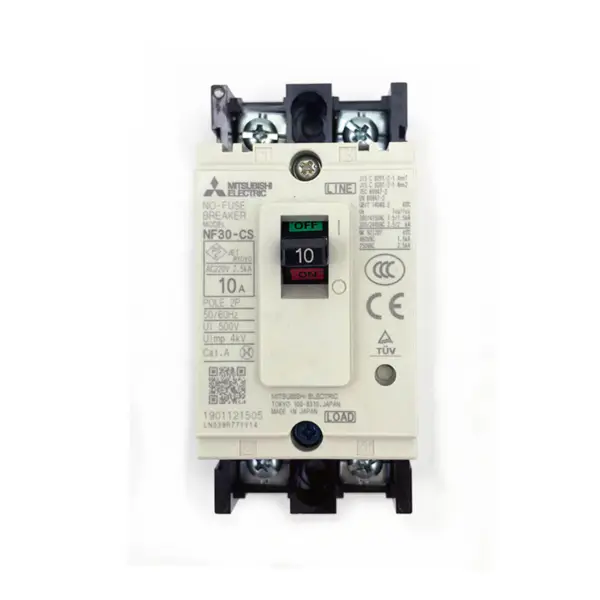 Disjuntor sem fusível NF-C classe 10A da Mitsubishi NF30-CS