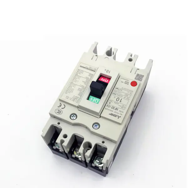Disjuntor de proteção do motor 3P 10A da Mitsubishi NF32-SV