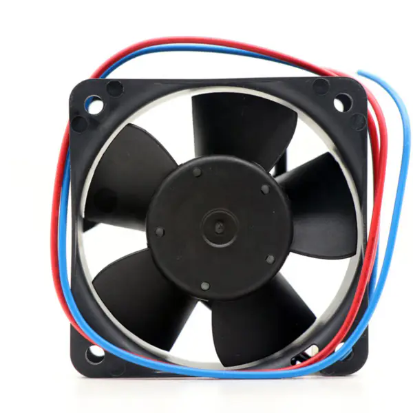 Tamanho 60 x 60 x 25mm 12 V DC Caudal de ar 21m3/ h 2500rpm 612NLE Ventilador de arrefecimento de impacto