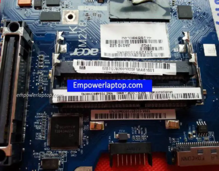 Acer TravelMate 6493 MBTQ702001 JAQ10 LA-4311P SOCKET PGA478 Placa-mãe