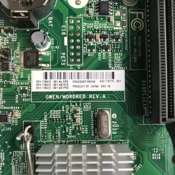 Placa-mãe HP 400 G1 718413-001 718775-001 MS-7860 V1.2