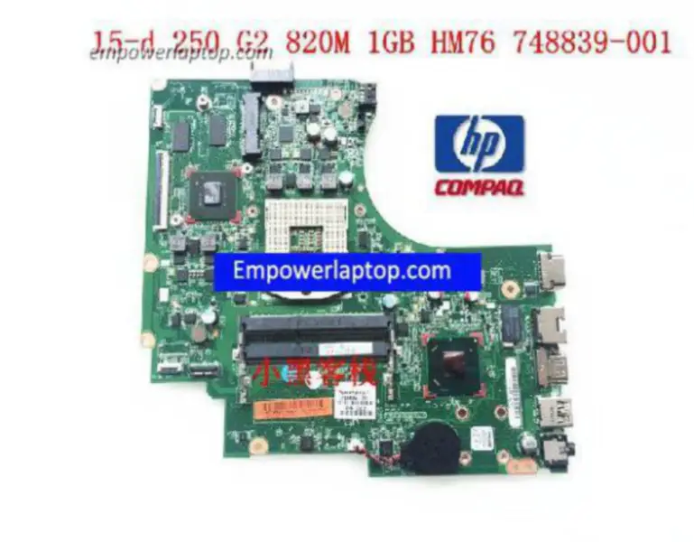 Placa-mãe HP 15-D 250 G2 748839-001