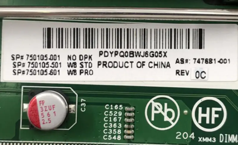 Placa-mãe HP EliteOne 800 G1 750105-001 747681-001