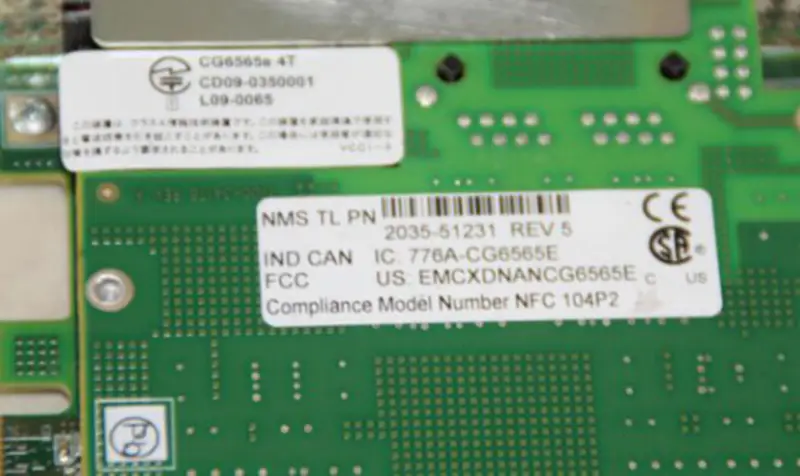 Cartão de voz NMS CG6565 4TE 776A-CG6565