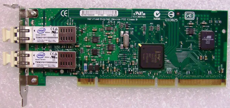 Adaptador de fibra dupla PCI-X PRO/1000 MF Intel PWLA8492MFG3L20