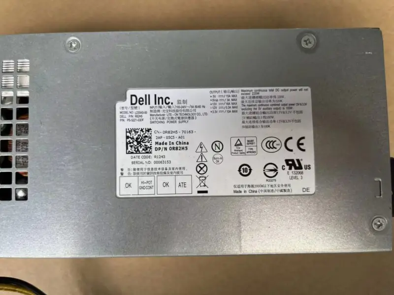 Fonte de alimentação Dell DPS-220UB A L220AS-00