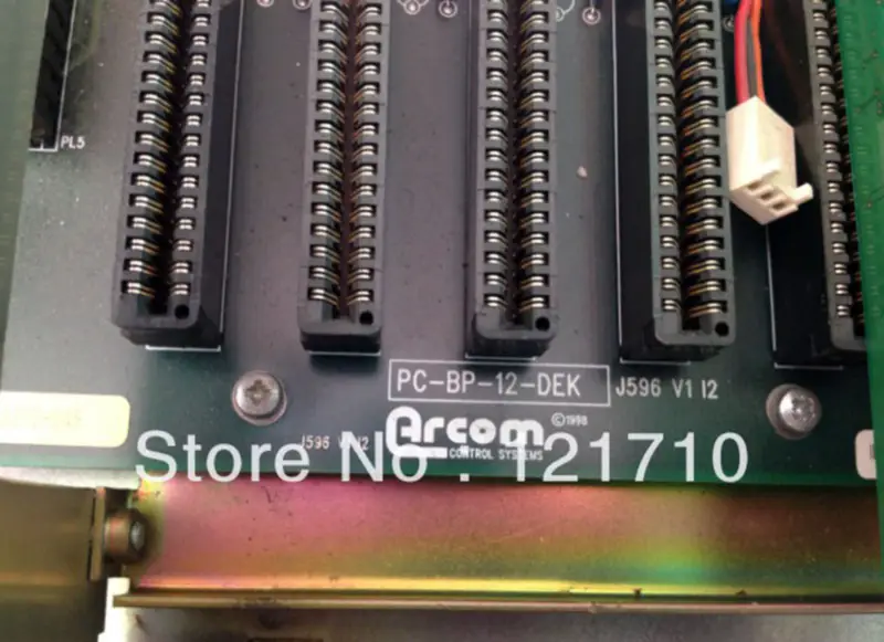 Placa de base industrial ARCOM CONTROL SYSTEMS PC-BP-12-DEK J596 V1 I2 placa-mãe industrial