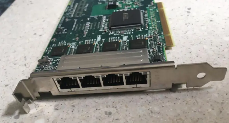 Radisys 97-9031-02 Adaptador de rede de servidor Ethernet PCI de quatro portas