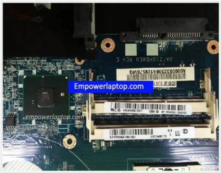 Toshiba FIT X505 A000053230 Placa-mãe