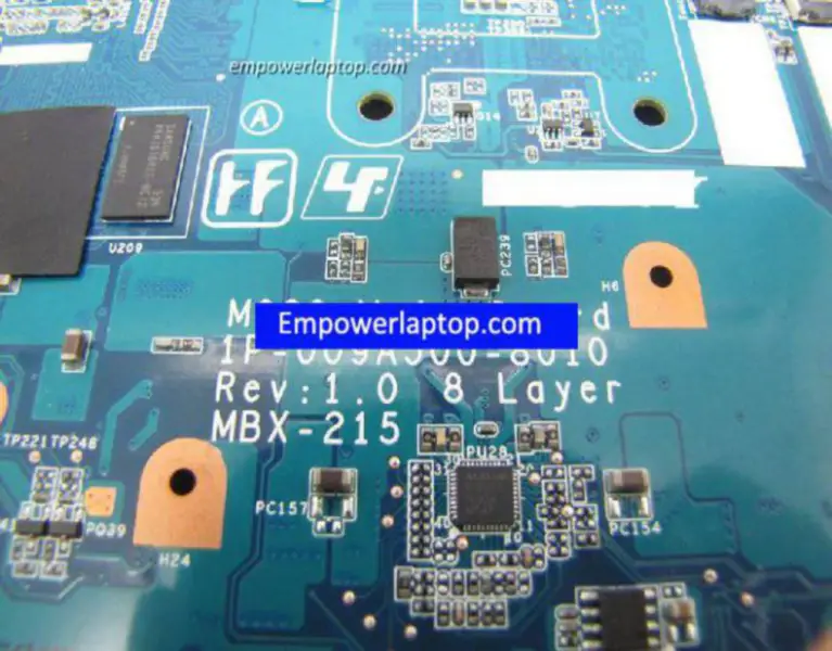 Placa-mãe Sony A1765407A MBX-215 M930 1P-009AJ00-8010 8Layers