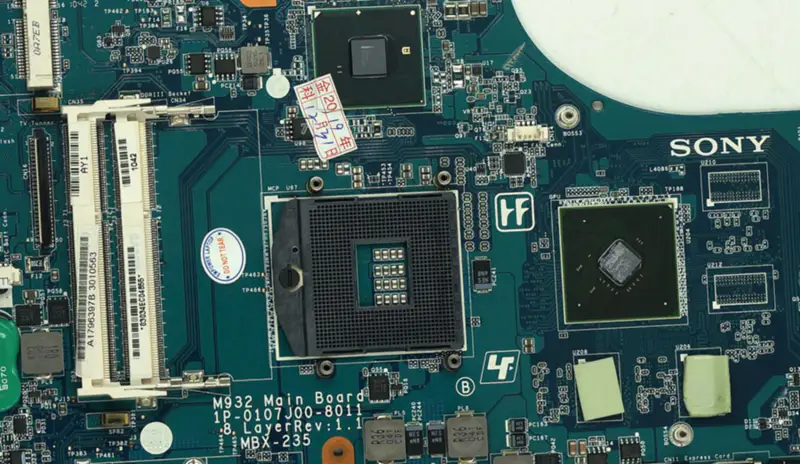 Sony MBX-235 M932 A1796397B Placa-mãe 4 memória de vídeo