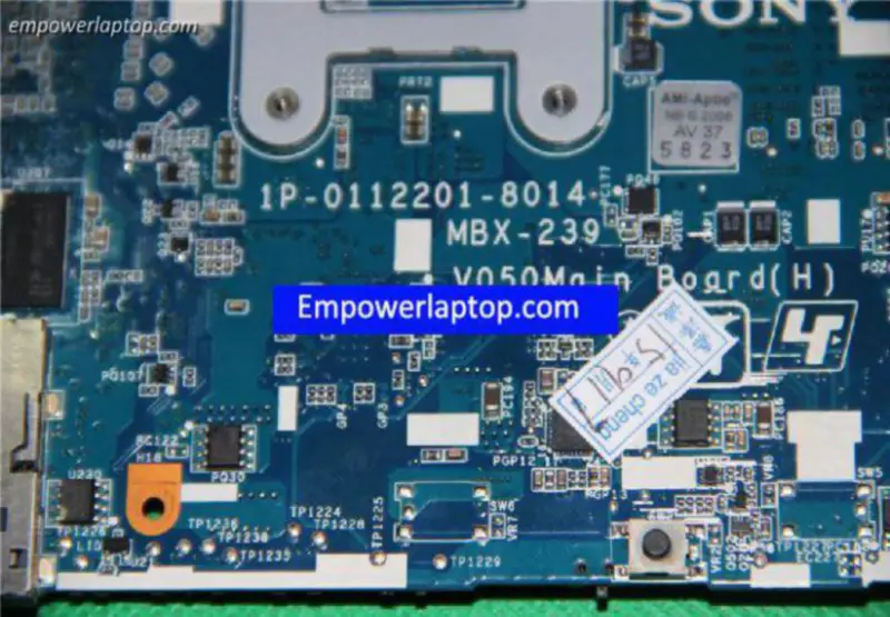 Placa-mãe Sony VPC-CB A1818255B A1848524A A1818266B MBX-239 1P-0112201-8014