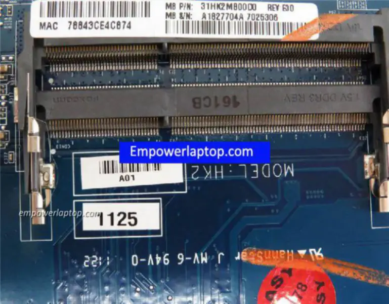 Placa-mãe Sony MBX-248 A1827704A DA0HK2MB6E0