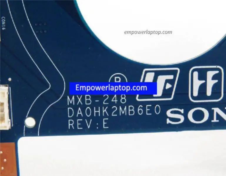 Placa-mãe Sony MBX-248 A1827704A DA0HK2MB6E0
