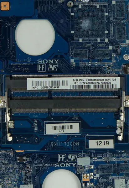 Placa-mãe Sony Vaio SVE15 SVE1511RFXB A1876097A MBX-269 DA0HK5MB6F0