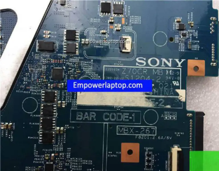 Placa-mãe Sony VAIO SVE171B11M SVE171 MBX-267 A1884318A 48.4MR10.011