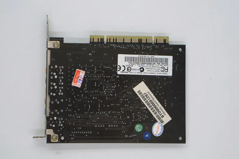Placa de som Creative Sound Blaster Audigy 2 SB0400 PCI de 7.1 canais