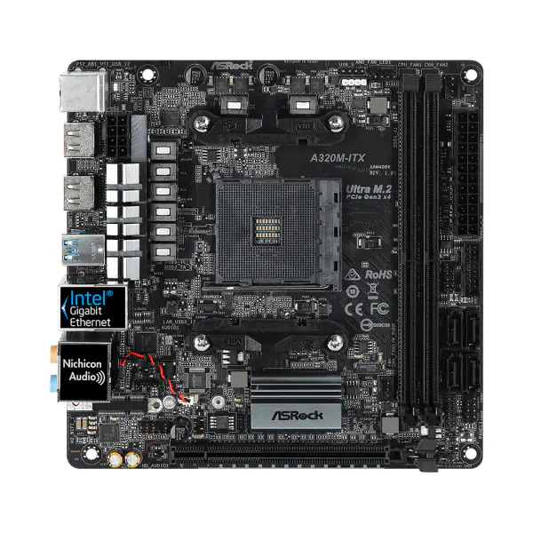 Placa-mãe Asrock A320M-ITX