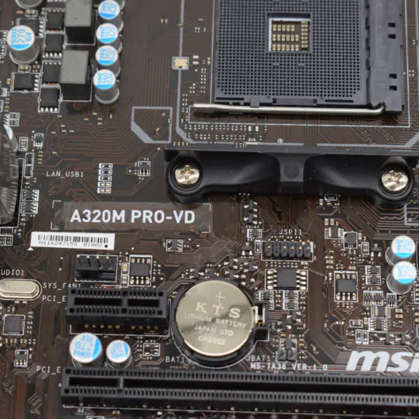 MSI A320M PRO-VD Placa-mãe AM4 A320 DDR4 Sata3