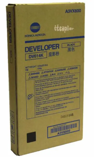 Revelador preto Konica Minolta A3VX600