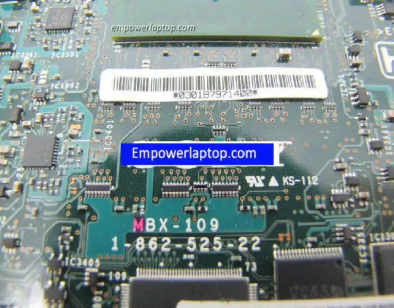 Placa-mãe Sony A8068749A MBX-109 1-862-525-22