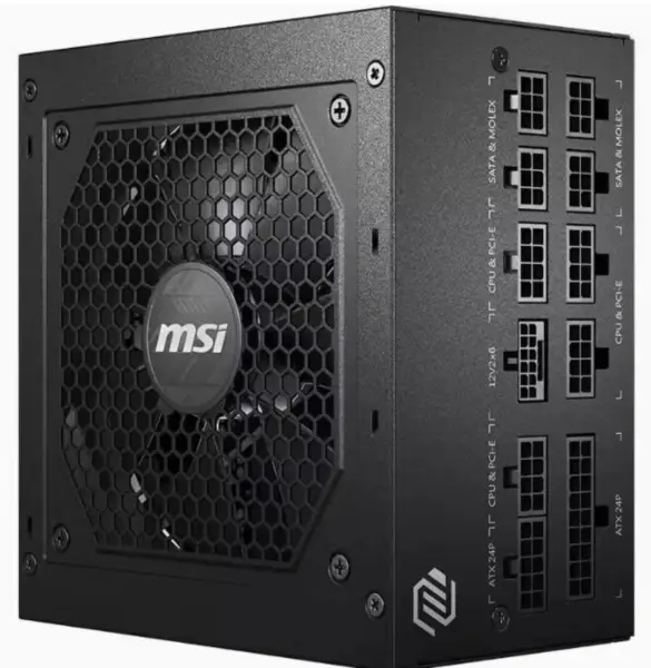 Fonte de alimentação MSI MAG A850GL PCIES