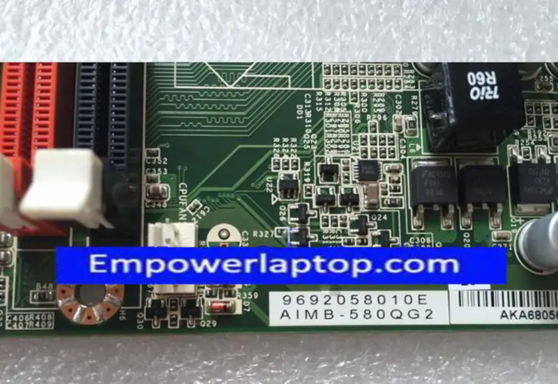 Placa-mãe para equipamento industrial Advantech AIMB-580 REV.A1 AIMB-580QG2