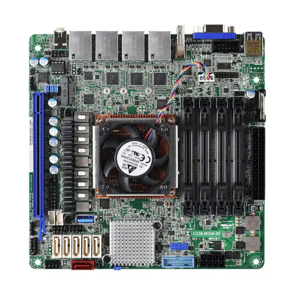 Asrock C236wsi4-85 Ddr4 Ecc Udimm 64gb Suporte E3-1585 V5