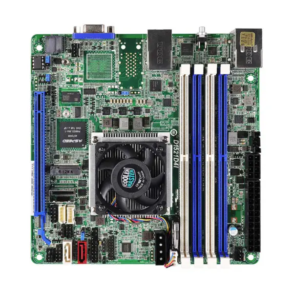 Asrock D1521d4i Lga1150 Ddr4 128gb Suporte Xeon D1521