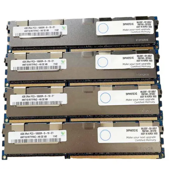 2pcs Hmt151r7tfr4c-h9 Ram Para Sk Hynix 4gb Ddr3 1333mhz 2rx4 Pc3-10600r Memória