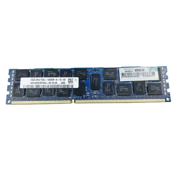 Memória de servidor para Hp 647901-b21 647653-081 16gb Ddr3 1333 10600r Ram
