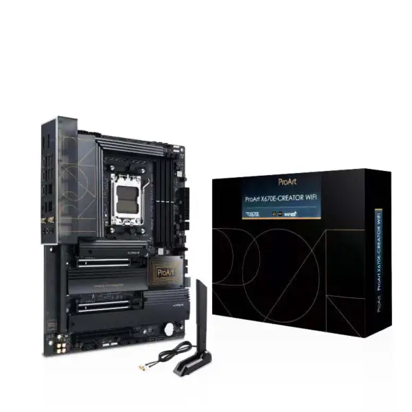 Proart X670e-creator Wifi Socket Am5 Motherboard para processadores de desktop da série 7000