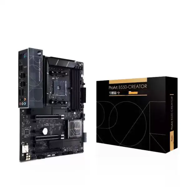 Proart B550-creator B550 Ryzen Am4 Atx Placa-mãe do criador de conteúdos com suporte para Pcie 4.0 e Thunderbolt 4 Type-c duplo