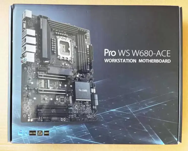 Pro Ws W680-ace Atx Workstation Motherboard Lga 1700 Processadores Core de 12ª/13ª geração