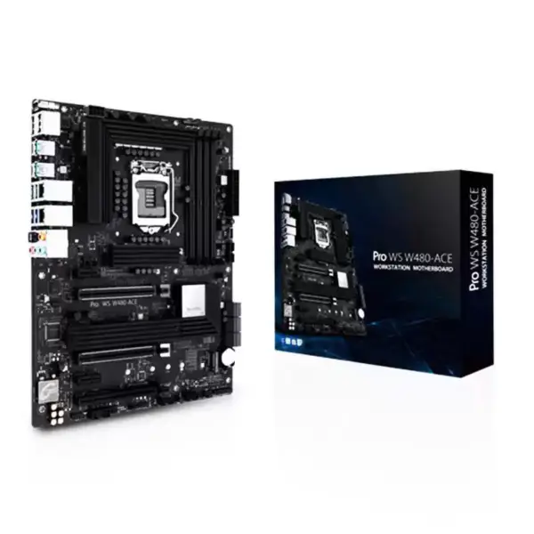 Pro Ws W480-ace Atx Workstation Motherboard Lga 1200 Processadores Core I9/i7/i5/i3 Xeon W de 10ª/11ª geração