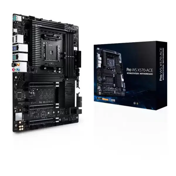 Placa-mãe para estação de trabalho Pro Ws X570-ace Atx Processadores da série Am4 5000/4000g/3000/3000g/2000/2000g
