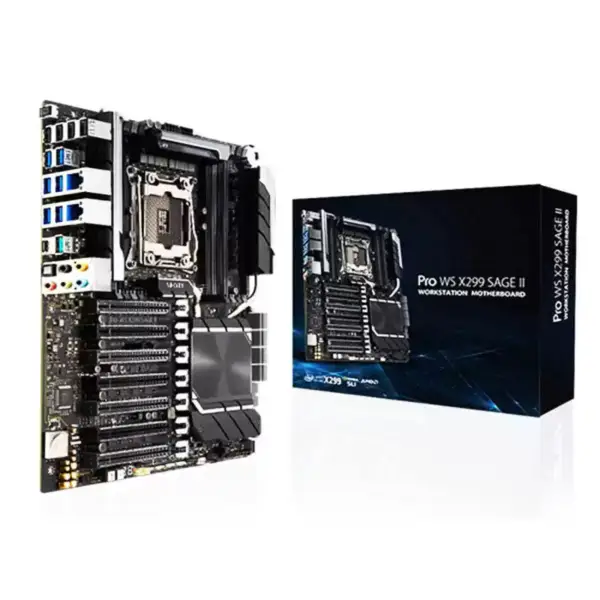 Placa-mãe para estação de trabalho Pro Ws X299 Sage Ii Processadores Lga2066 Core da série X