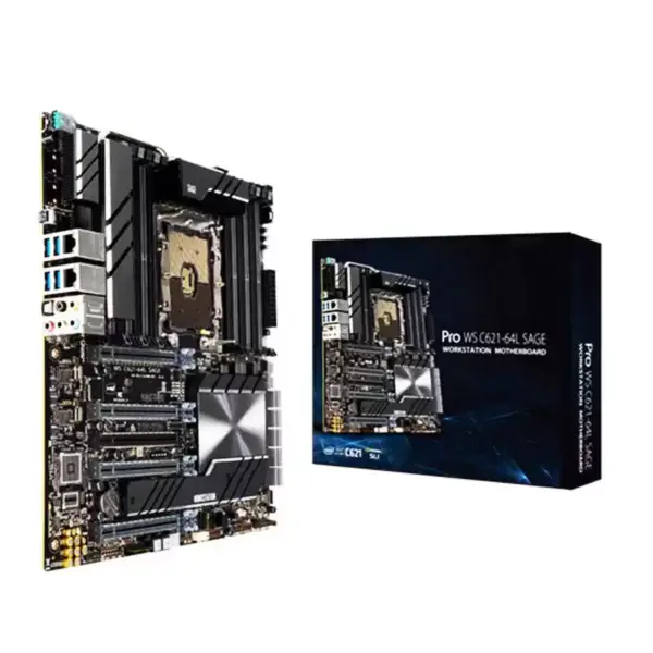 Pro Ws C621-64l Sage Workstation Motherboard Lga3647 Processadores escaláveis Xeon de 1ª/2ª geração