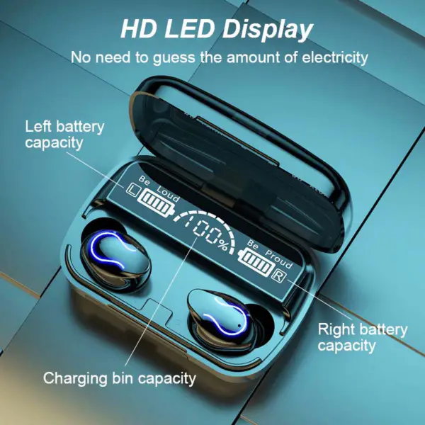 2023 Amazons Top Sale Q32 Tws 5.0 Auscultadores sem fios Blue Tooth Handsfree Stereo Earphone With Charging Case