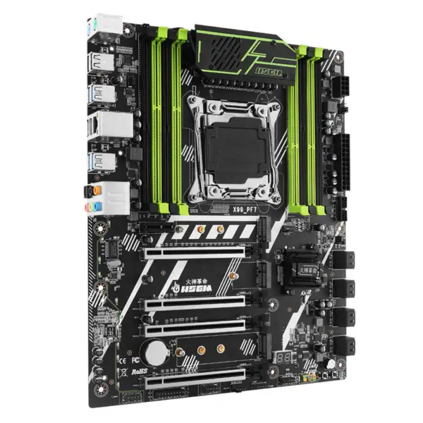 Hsgm X99-pf7 Suporte para quatro canais Ddr3/ddr4 X99 Chipset Placa-mãe para servidor