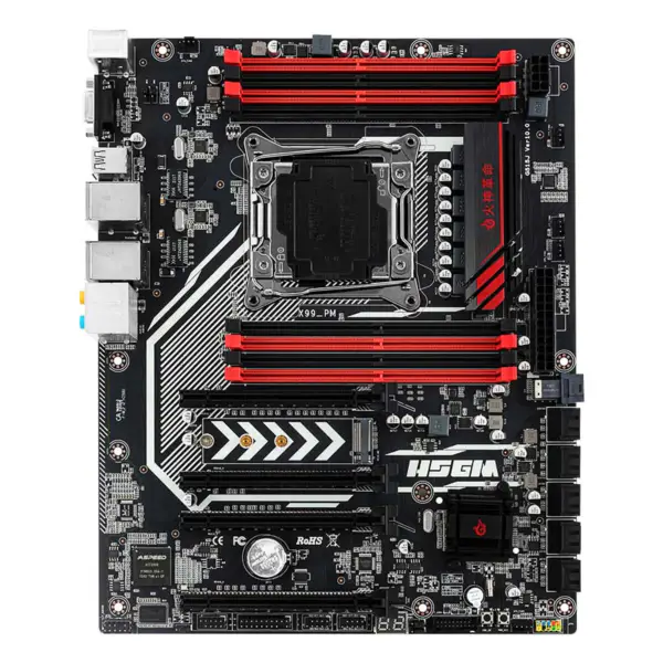 Hsgm X99-pm Lga 2011-3 Placa-mãe para computador de servidor com soquete de CPU