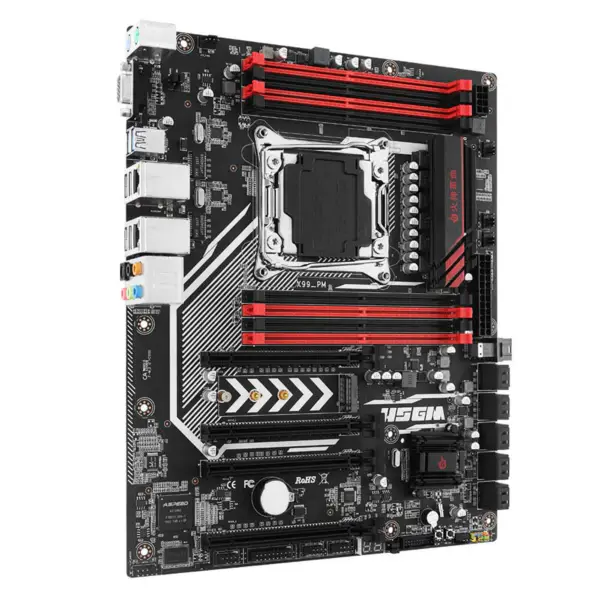 Hsgm X99-pm Lga 2011-3 Placa-mãe para computador de servidor com soquete de CPU
