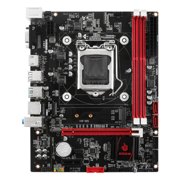 Hsgm Desktop H81-v8185 Lga 1150 Cpu Socket Placa-mãe para computador