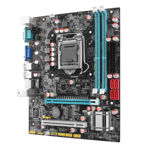 Placa-mãe Hsgm H55 Placa-mãe para computador de mesa Placa-mãe para computador de mesa Lga 1151 Placa-mãe de soquete de CPU