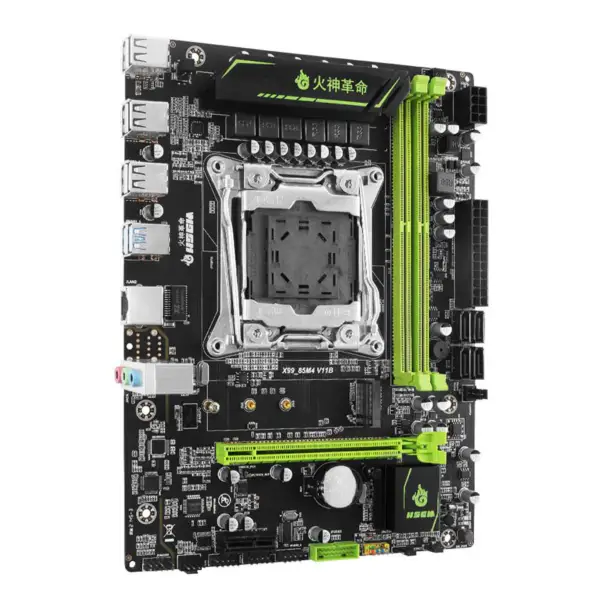 Placa-mãe Hsgm X99-85m4 com suporte para memória de canal duplo Ddr4 2133/2400mhz Placa-mãe para desktop