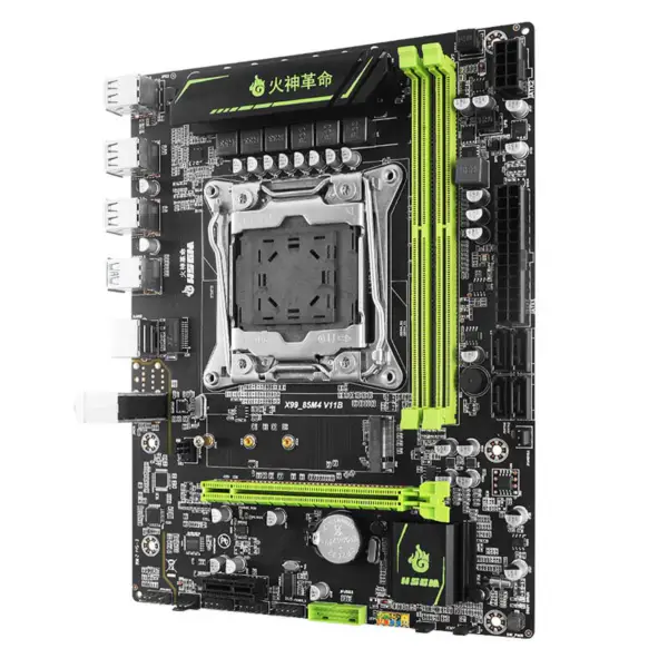 Placa-mãe Hsgm X99-85m4 com suporte para memória de canal duplo Ddr4 2133/2400mhz Placa-mãe para desktop