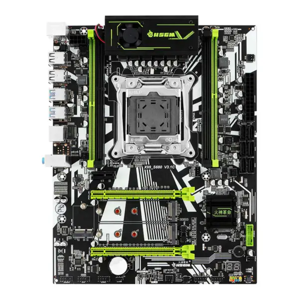 Placa-mãe Hsgm X99-s680 Placa-mãe para servidor com 64 GB de memória e suporte avançado de canal duplo Ddr3/ddr4