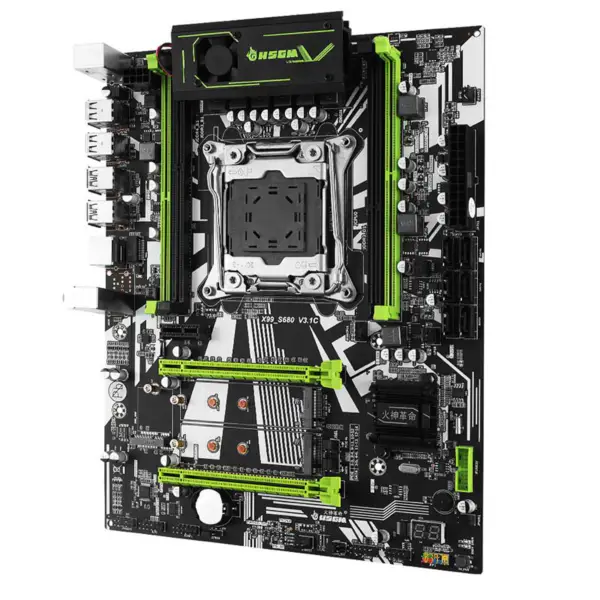 Placa-mãe Hsgm X99-s680 Placa-mãe para servidor com 64 GB de memória e suporte avançado de canal duplo Ddr3/ddr4