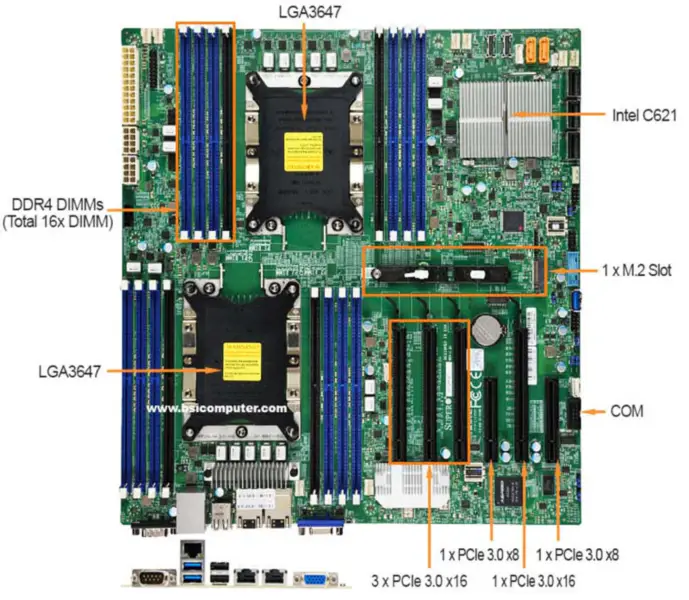 Placa-mãe Supermicro X11DPi-NT