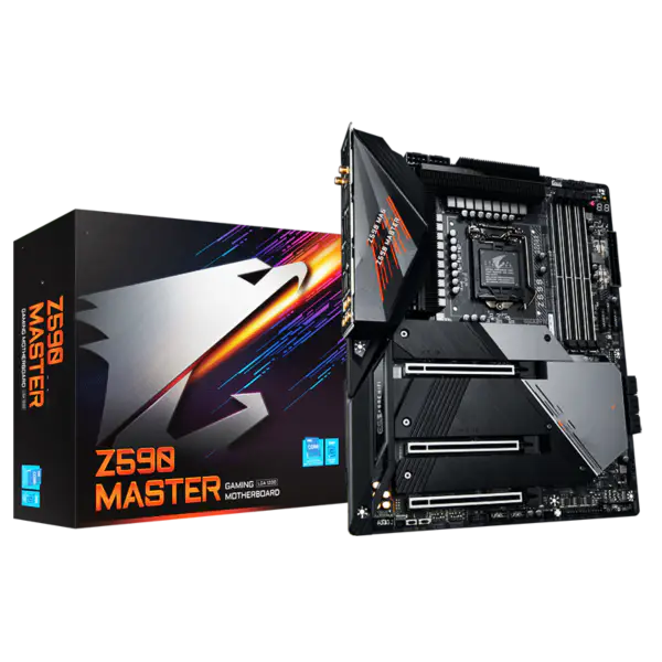 Ga Com Cpu Z590m Lga 1200 Placa-mãe Z590 Aorus Master de 10ª e 11ª geração